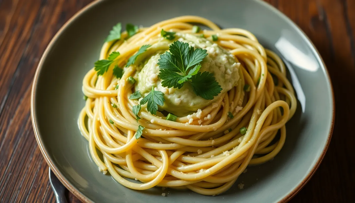 cómo hacer espagueti verde