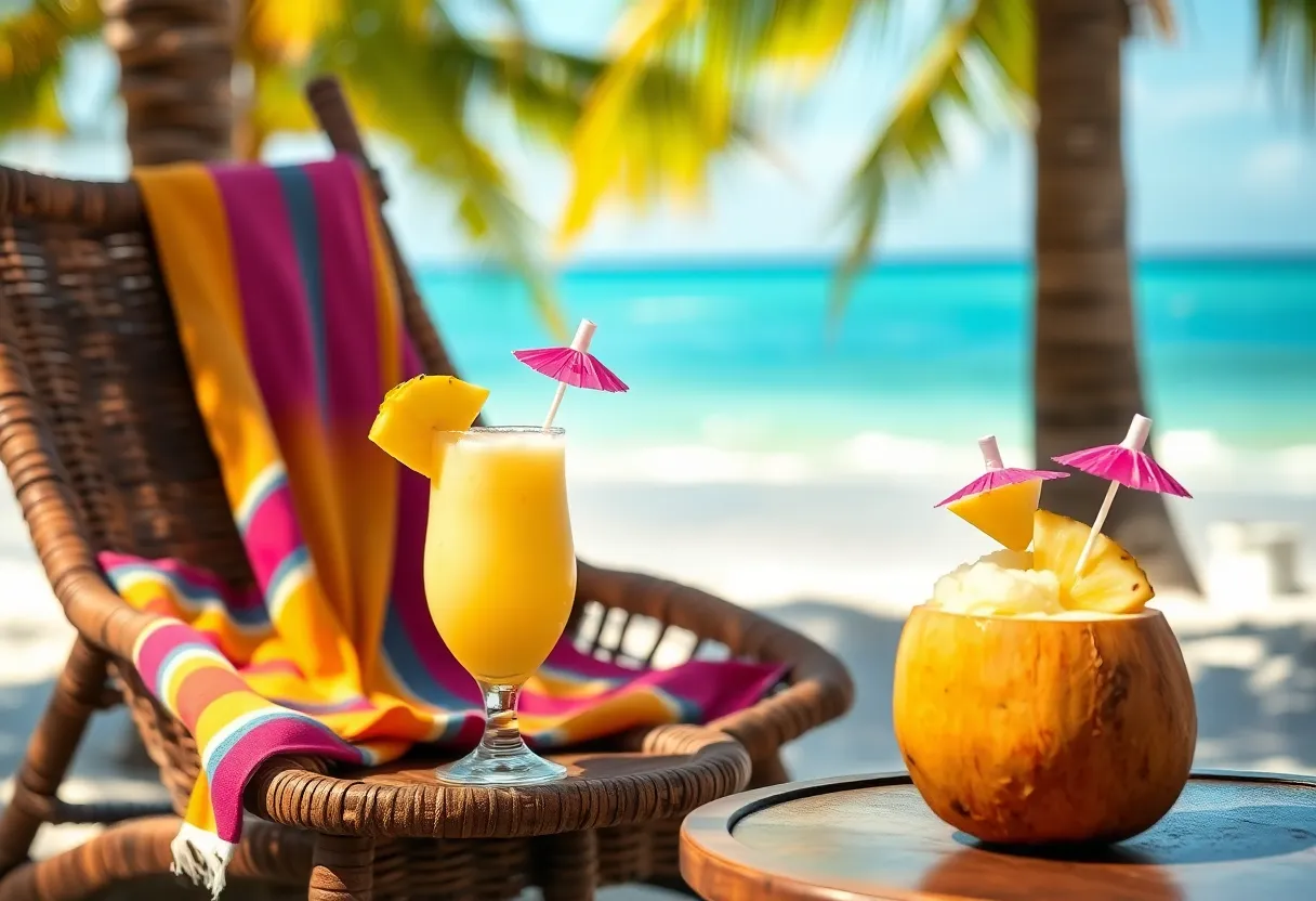 Bebida refrescante Bebida refrescante - Piña Colada sin alcohol