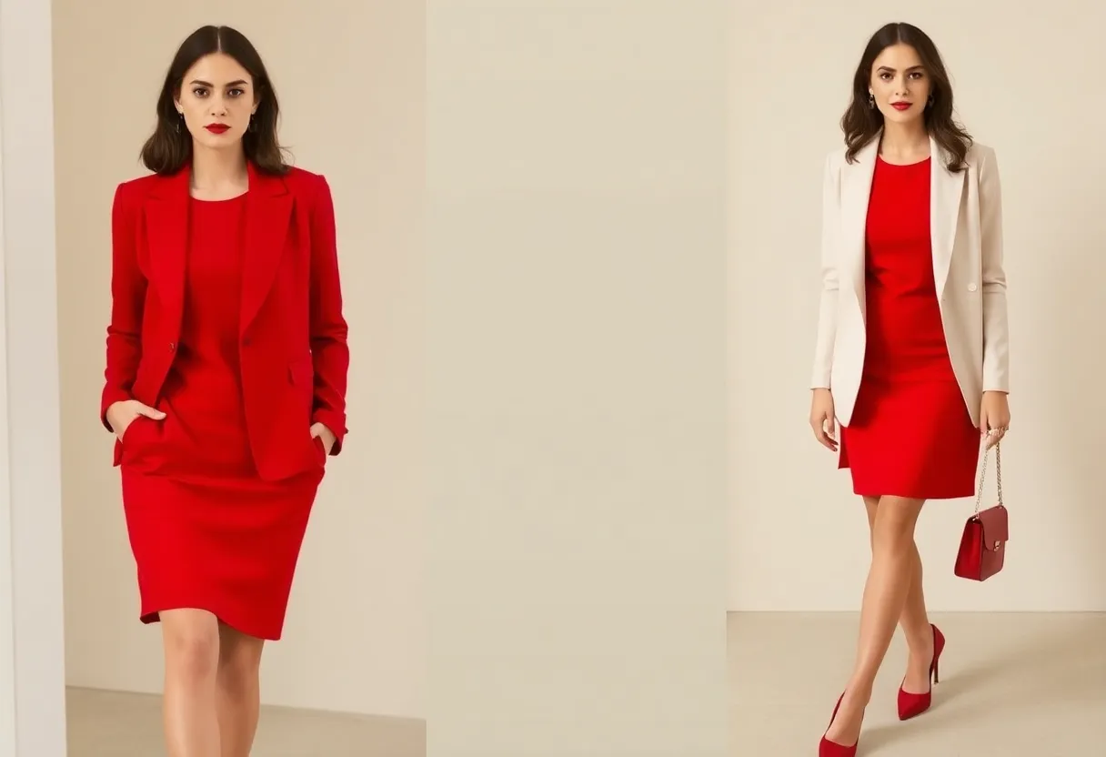 Combinaciones con rojo