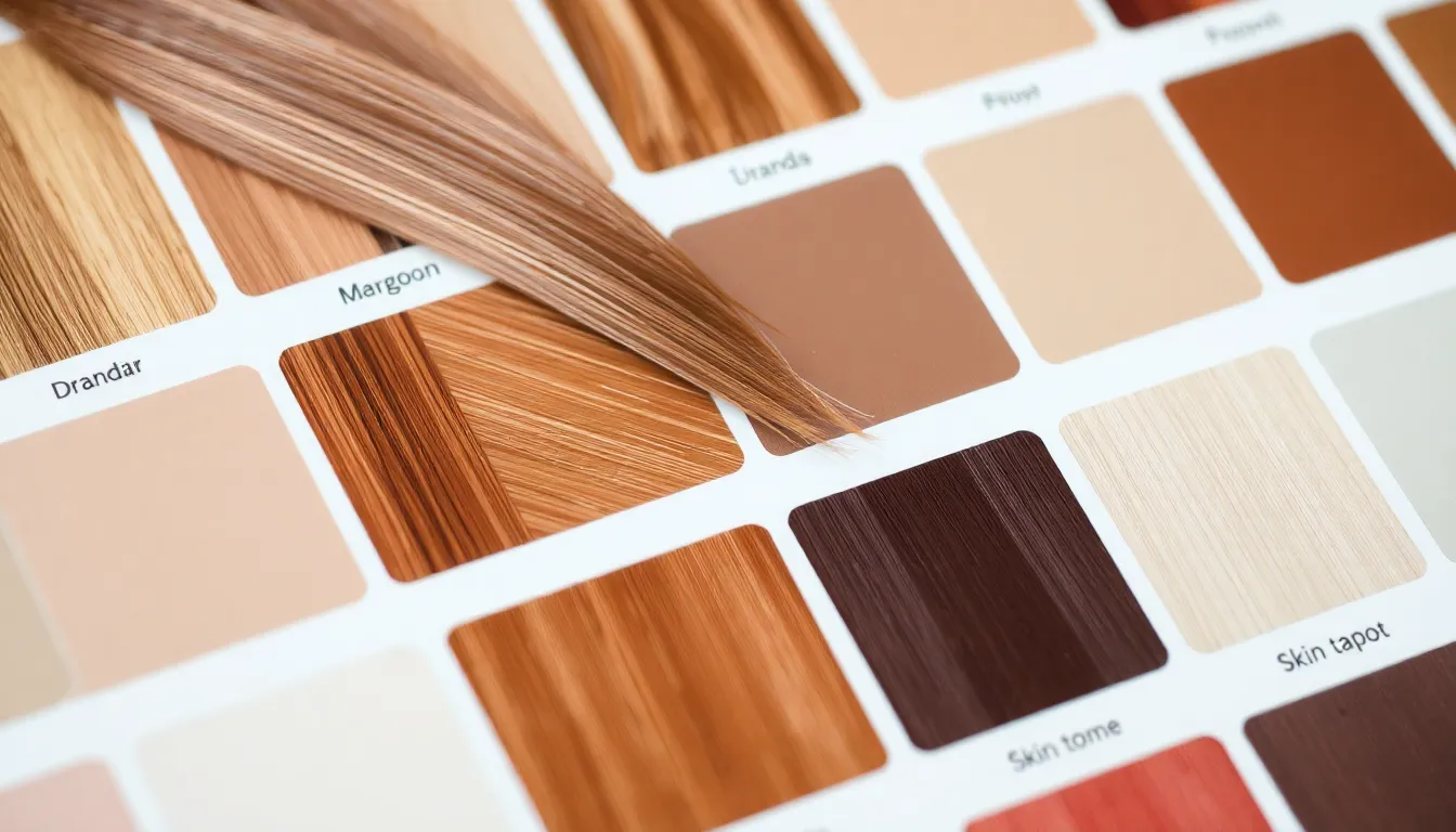 Elección de color de cabello ideal