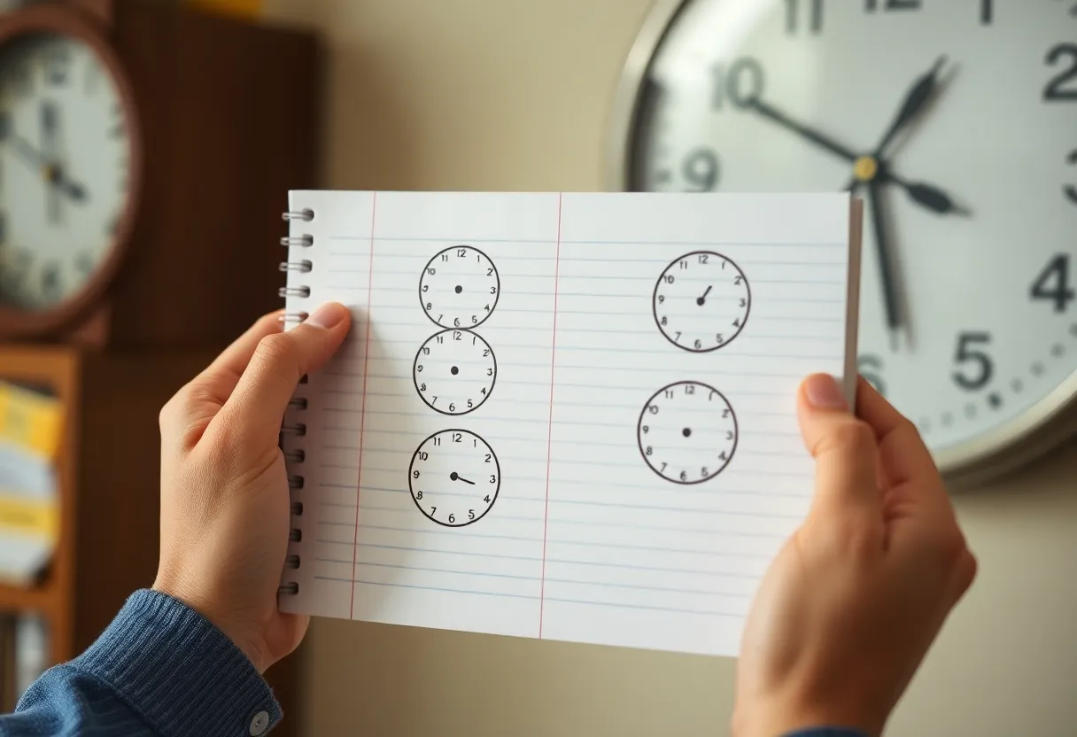 Enseñar a niños a leer la hora Enseñar a niños a leer la hora
