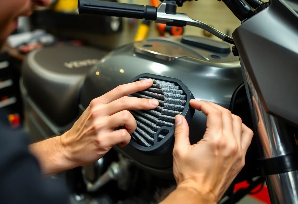 Filtro para Motos Vento Filtro para motos Vento: selección y mantenimiento en taller