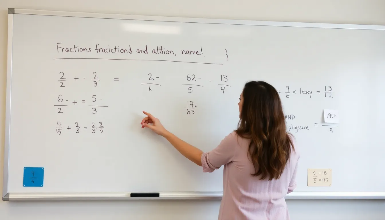 Fracciones en matemáticas básicas