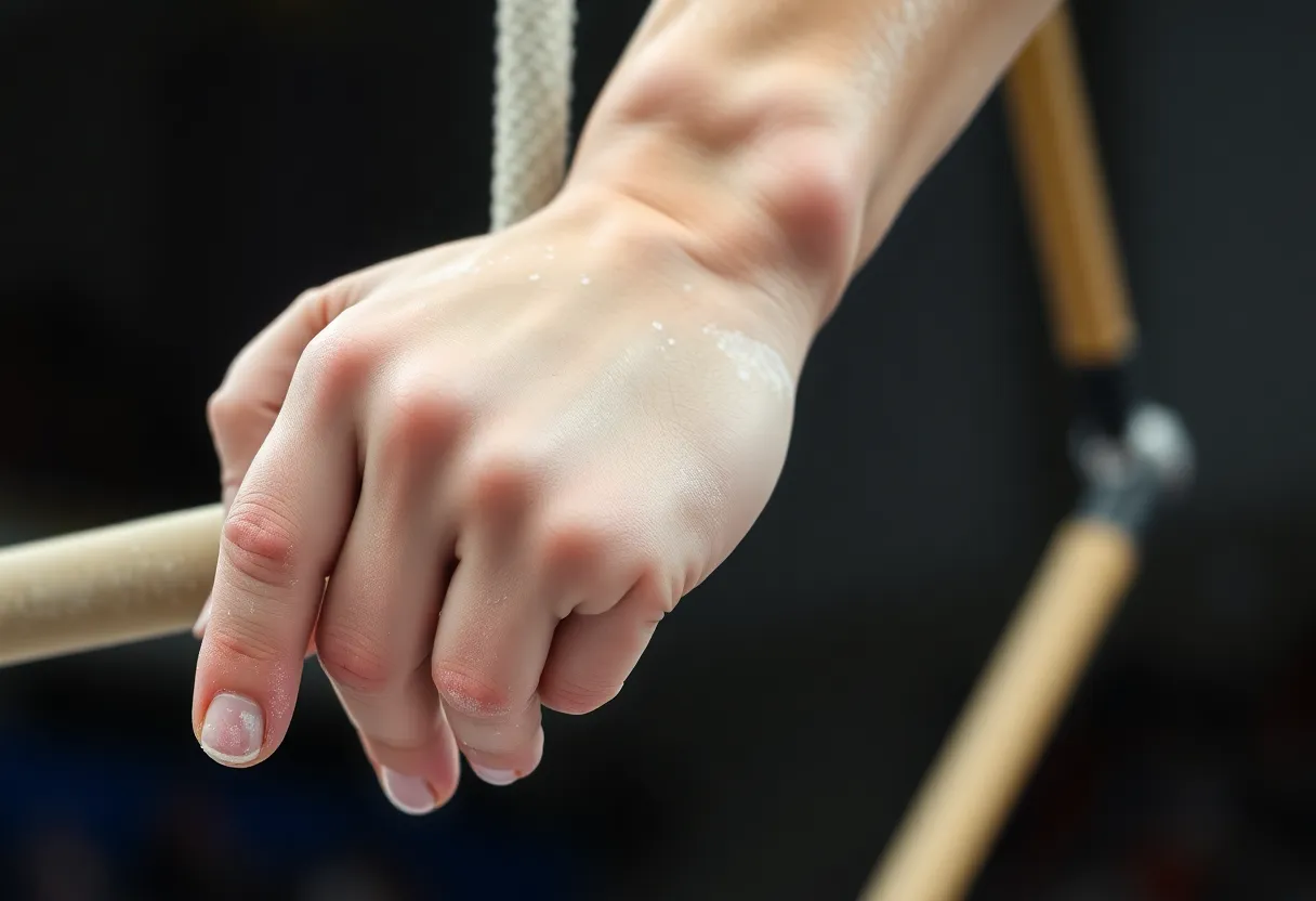 Gimnasia: fuerza y precisión Gimnasia, atletas olímpicos grip strength