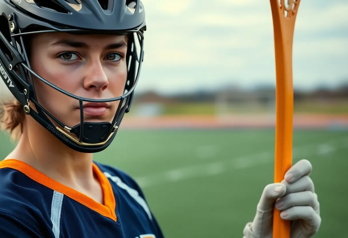 Mejores lacrossistas - Jugador de lacrosse en competencia