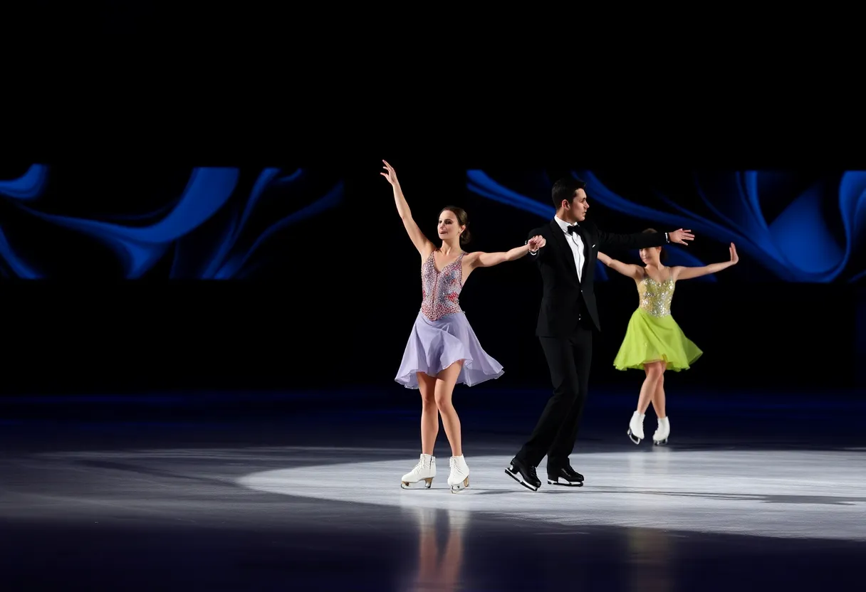 Mejores patinadores artísticos hielo en acción