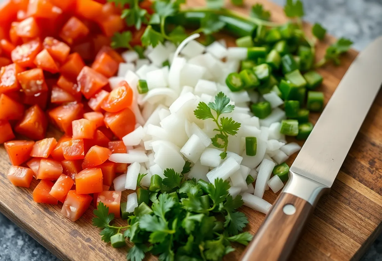 Receta bistec - bistec a la mexicana en cocción