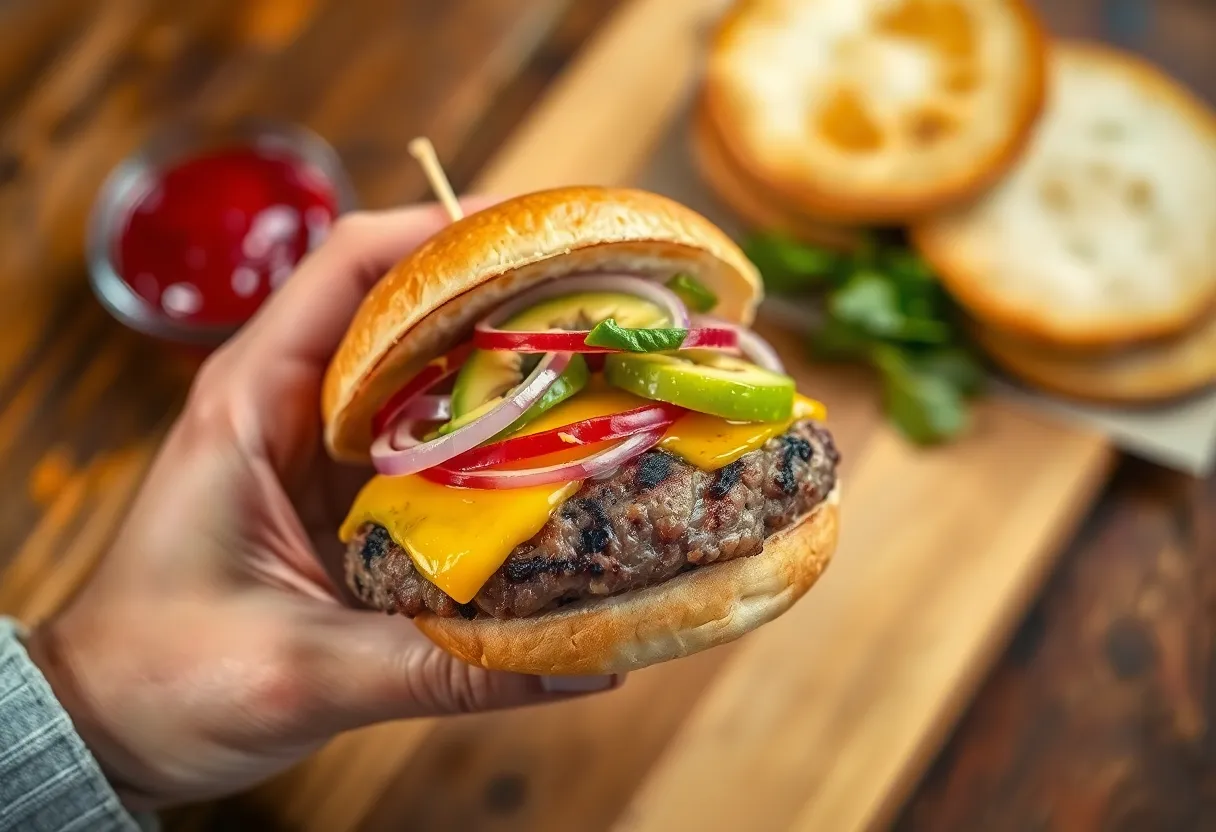 Receta de hamburguesa con carne casera