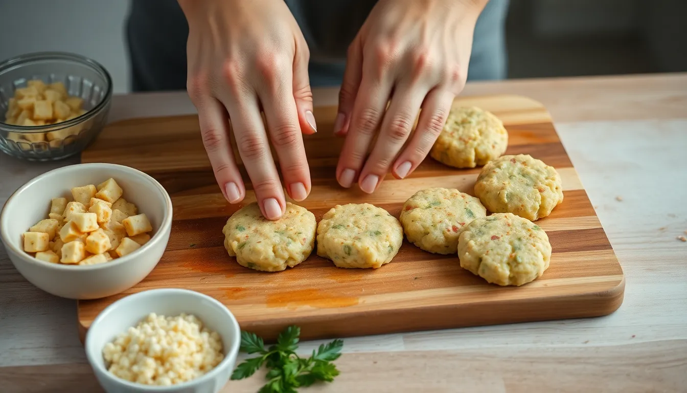 Receta de tortitas de papa Receta de tortitas de papa