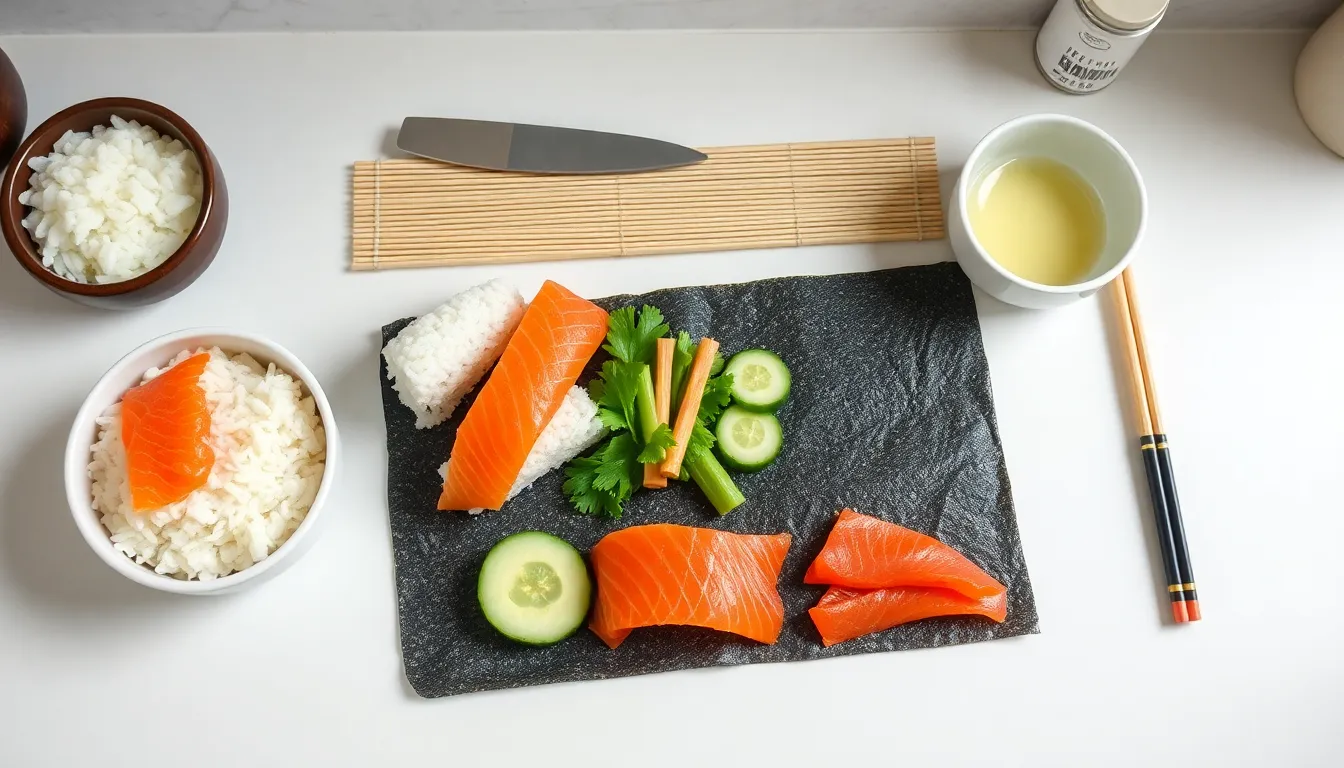 Receta sushi casero