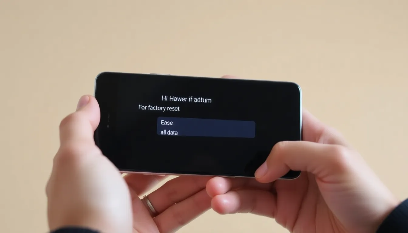 Reinicio Huawei: Restablecimiento de Fábrica