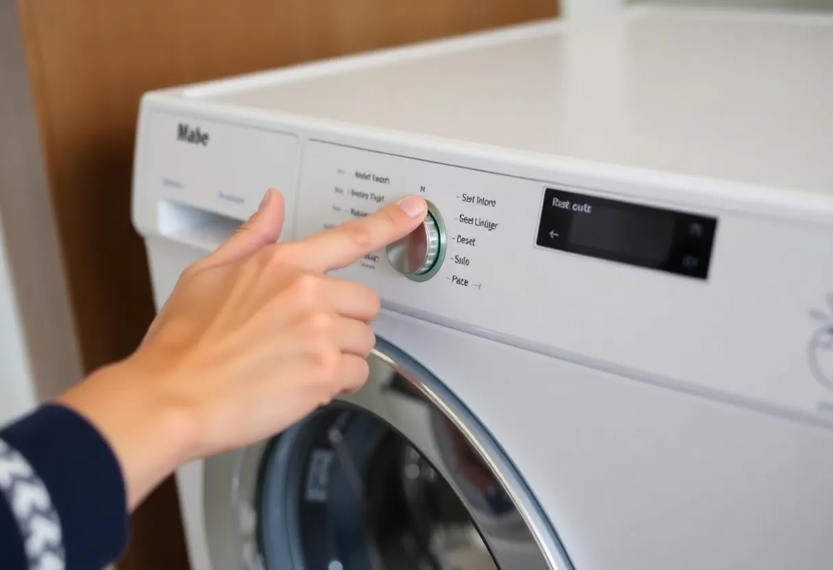 Reset lavadora Mabe