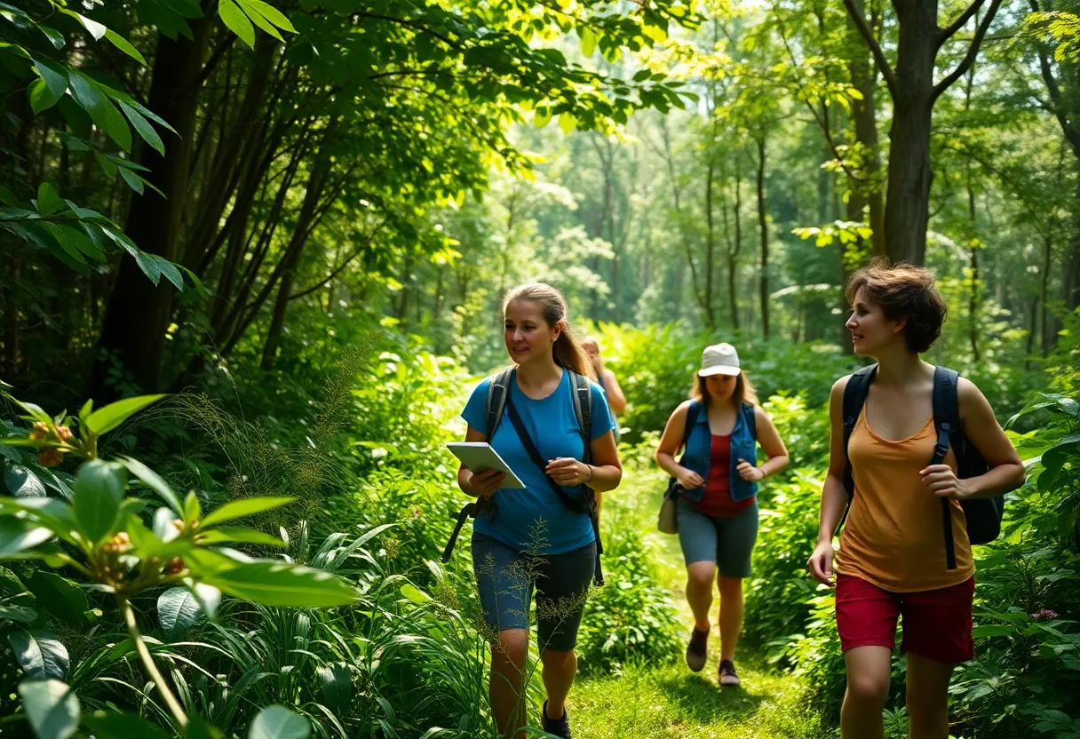 Ecoturismo México: Naturaleza y Aventura Turistas participando en actividades ecológicas en una reserva natural