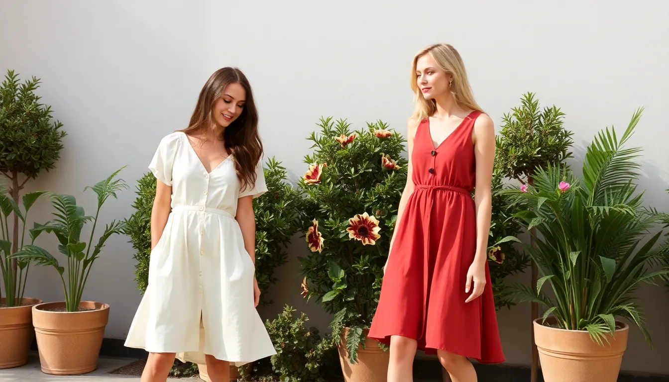 Vestidos sencillos y bonitos casuales