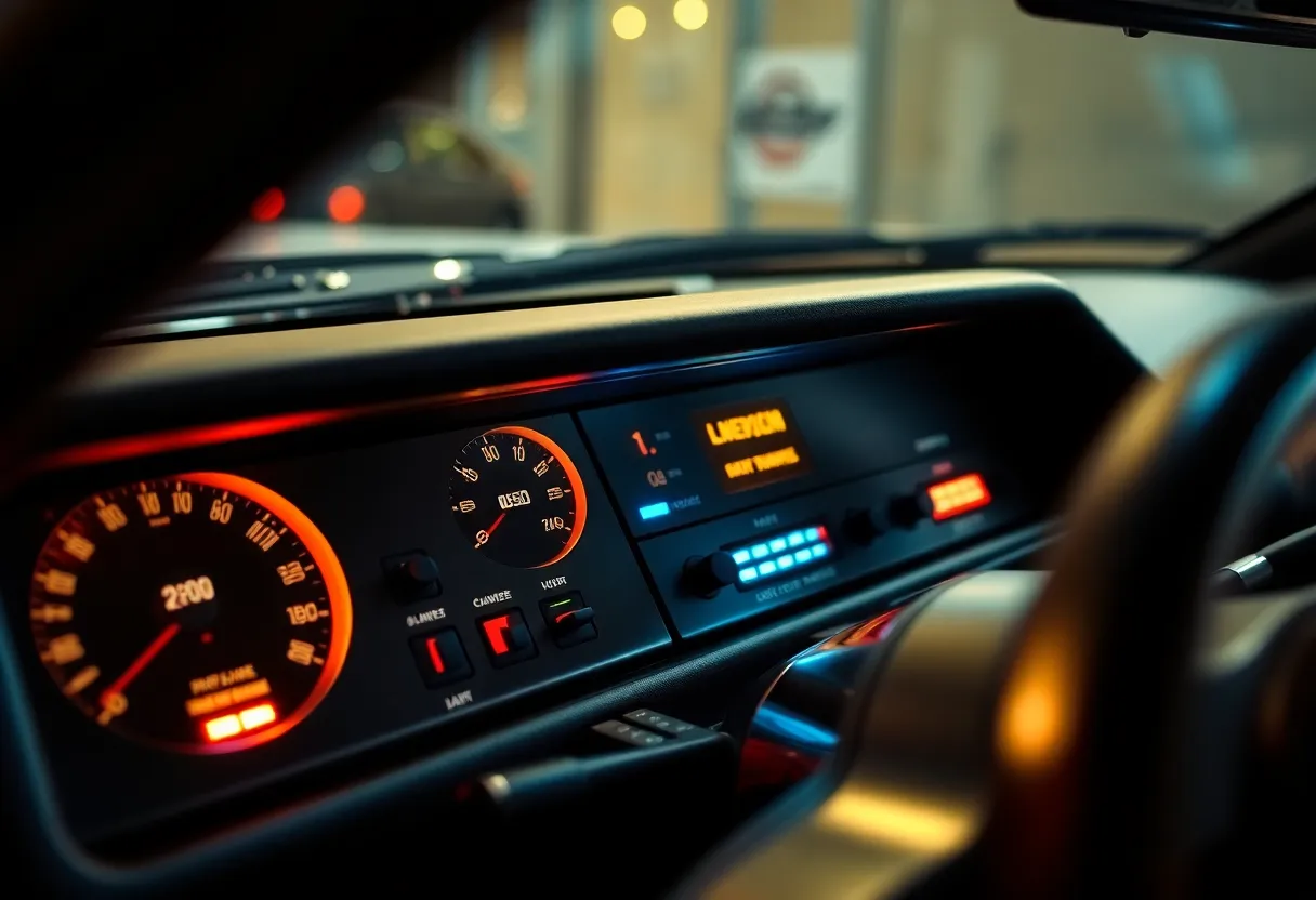 Detalles del DeLorean autos de película