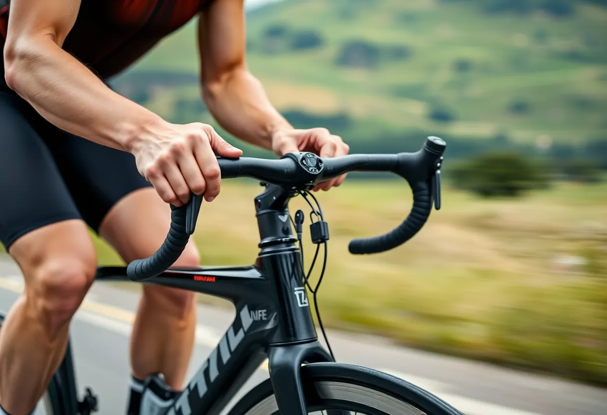 Bici de carrera bici de carrera - ruedas aerodinámicas para triatlón