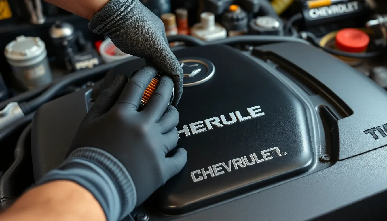 cambio de filtro para Chevy