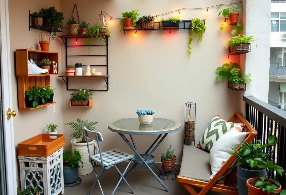 decoración exterior pequeña