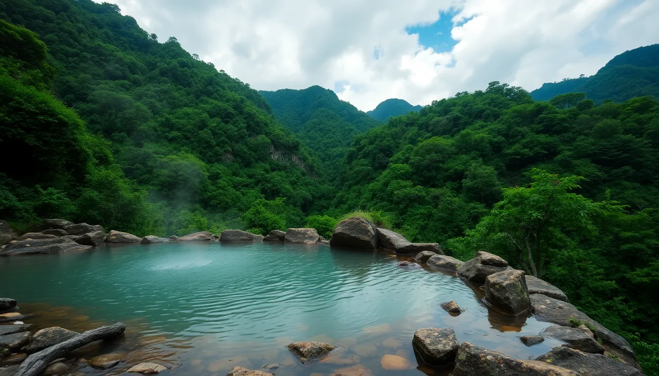 destinos turísticos con aguas termales
