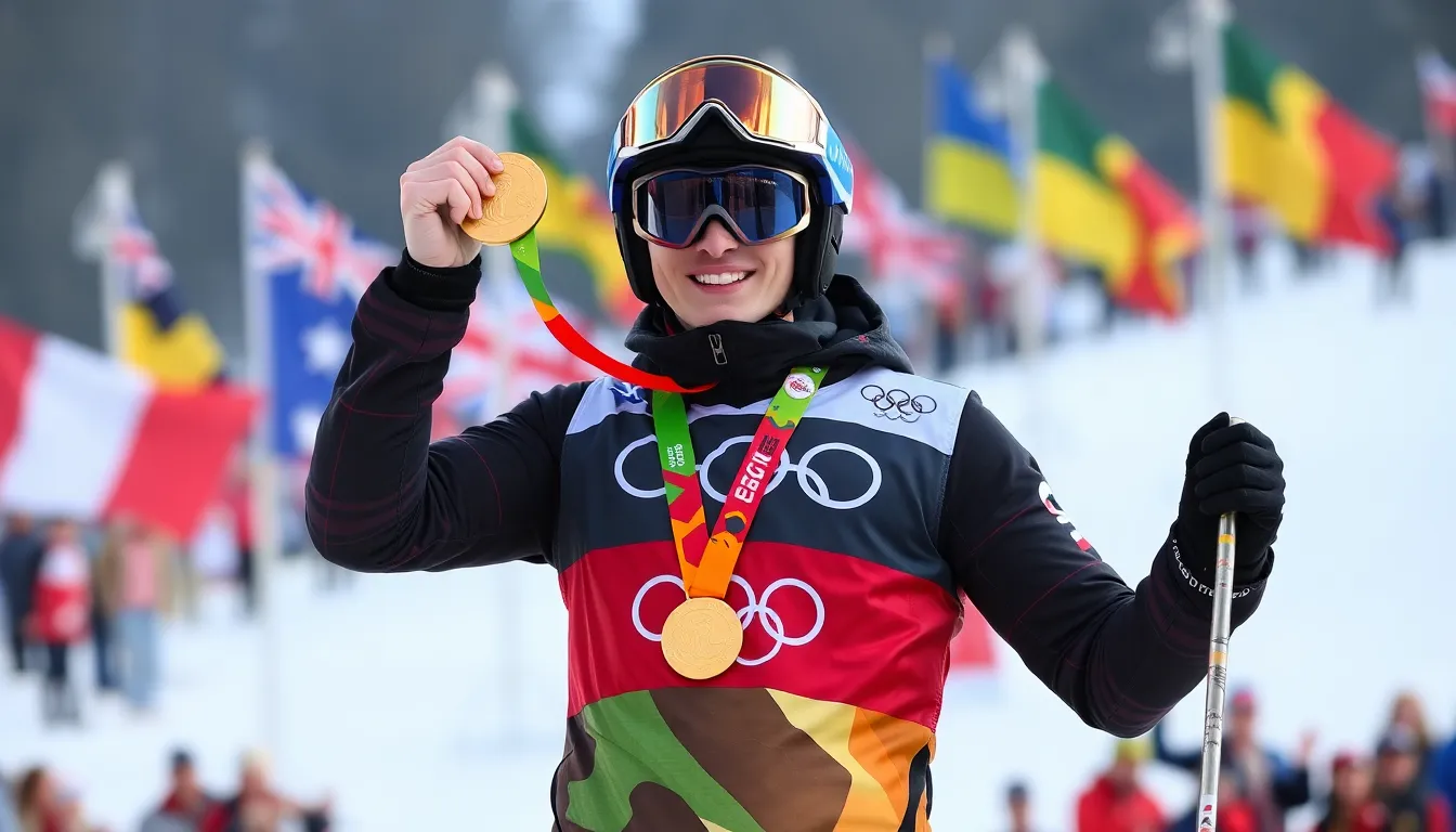 esquí alpino deportes de invierno