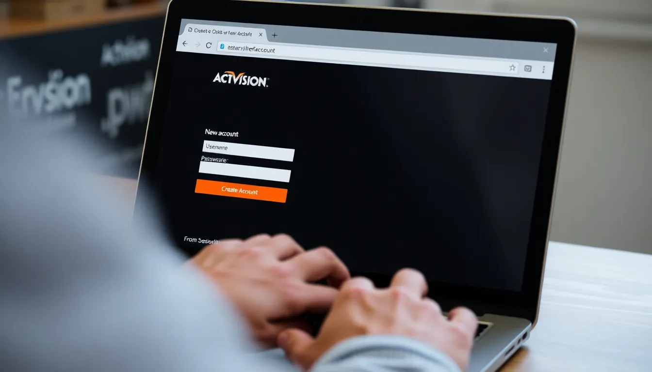 registrarse en Activision