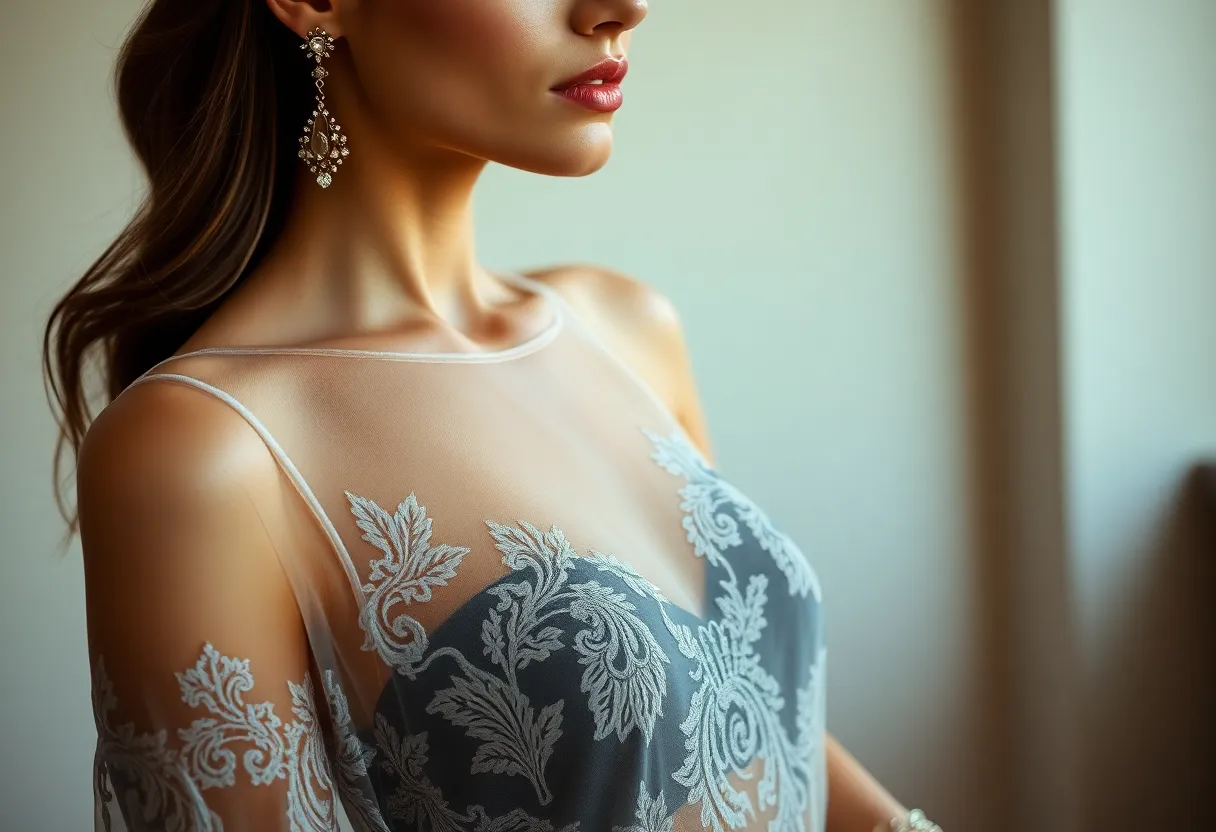 vestidos con transparencias