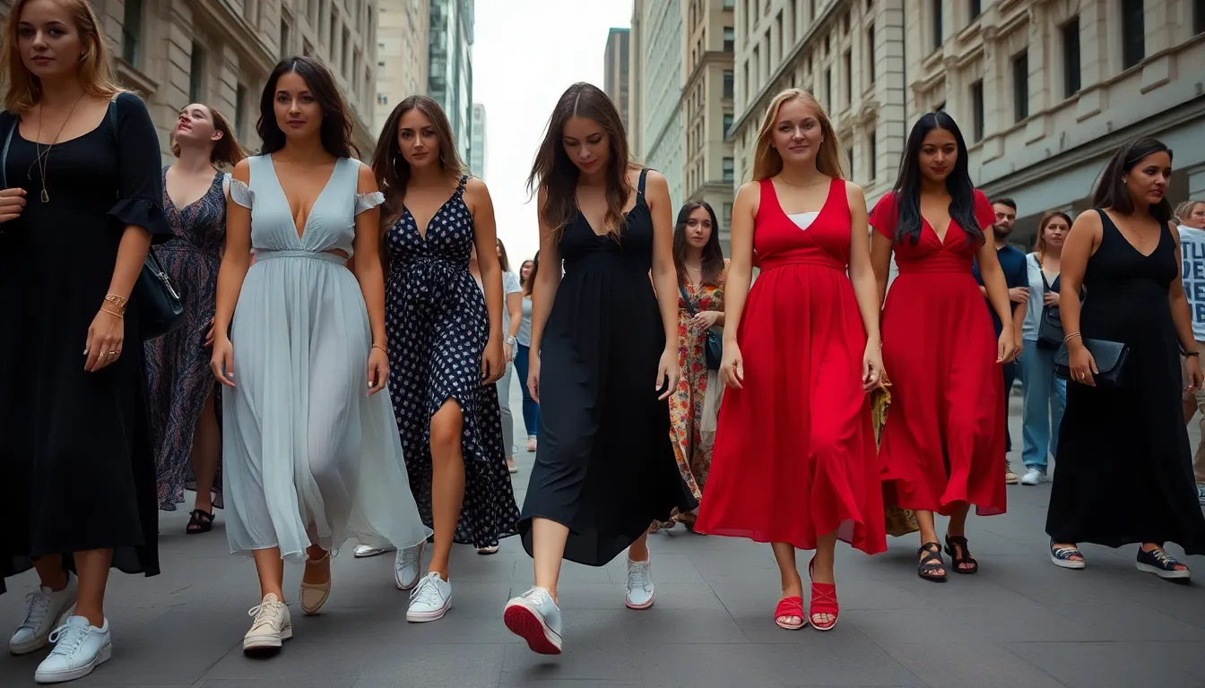 vestidos largos con tenis vestidos largos con tenis